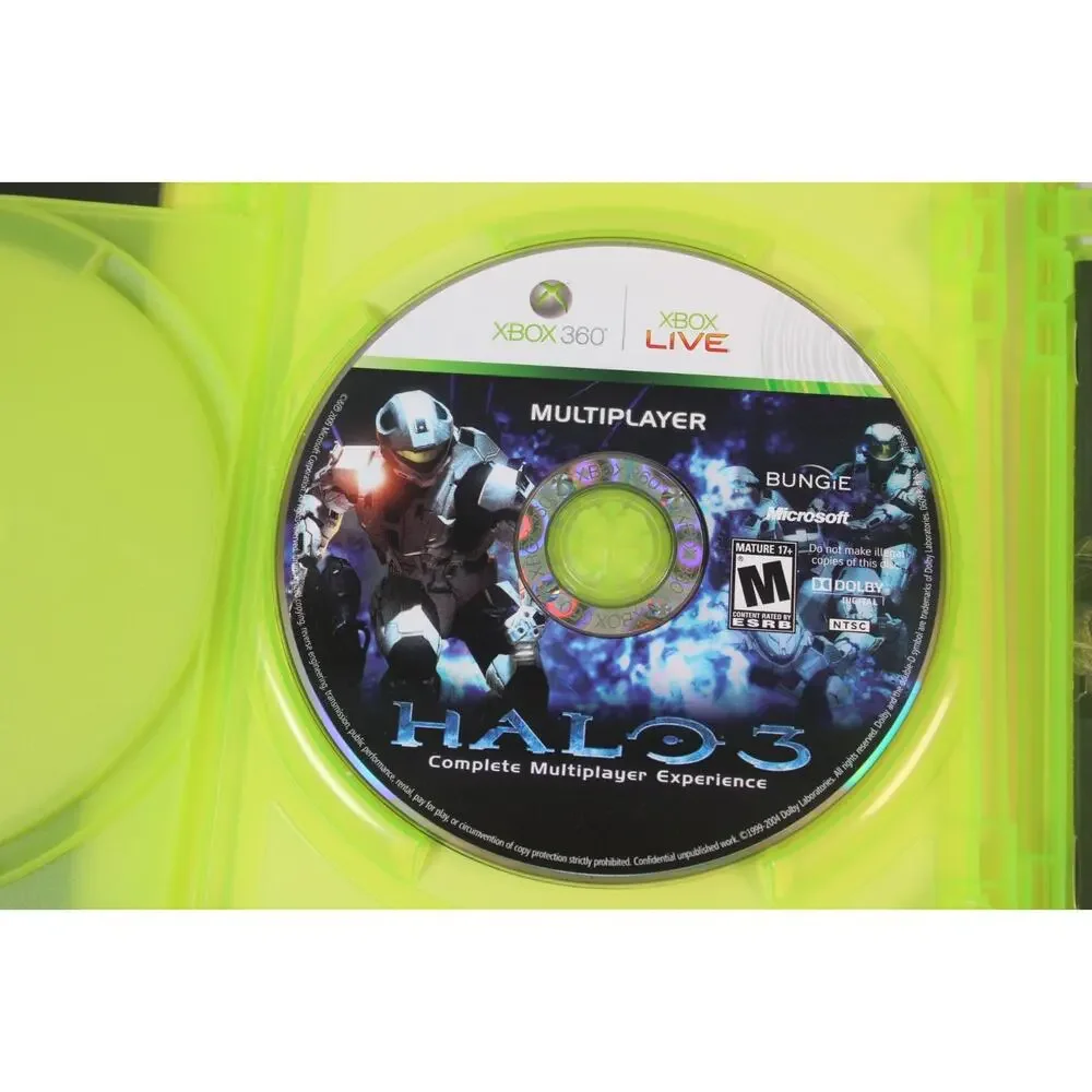 4 games Lot: Halo 2 W/ Map Pack, Halo 3, Halo 3 ODST, Halo 4 (Xbox/ Xbox 360)